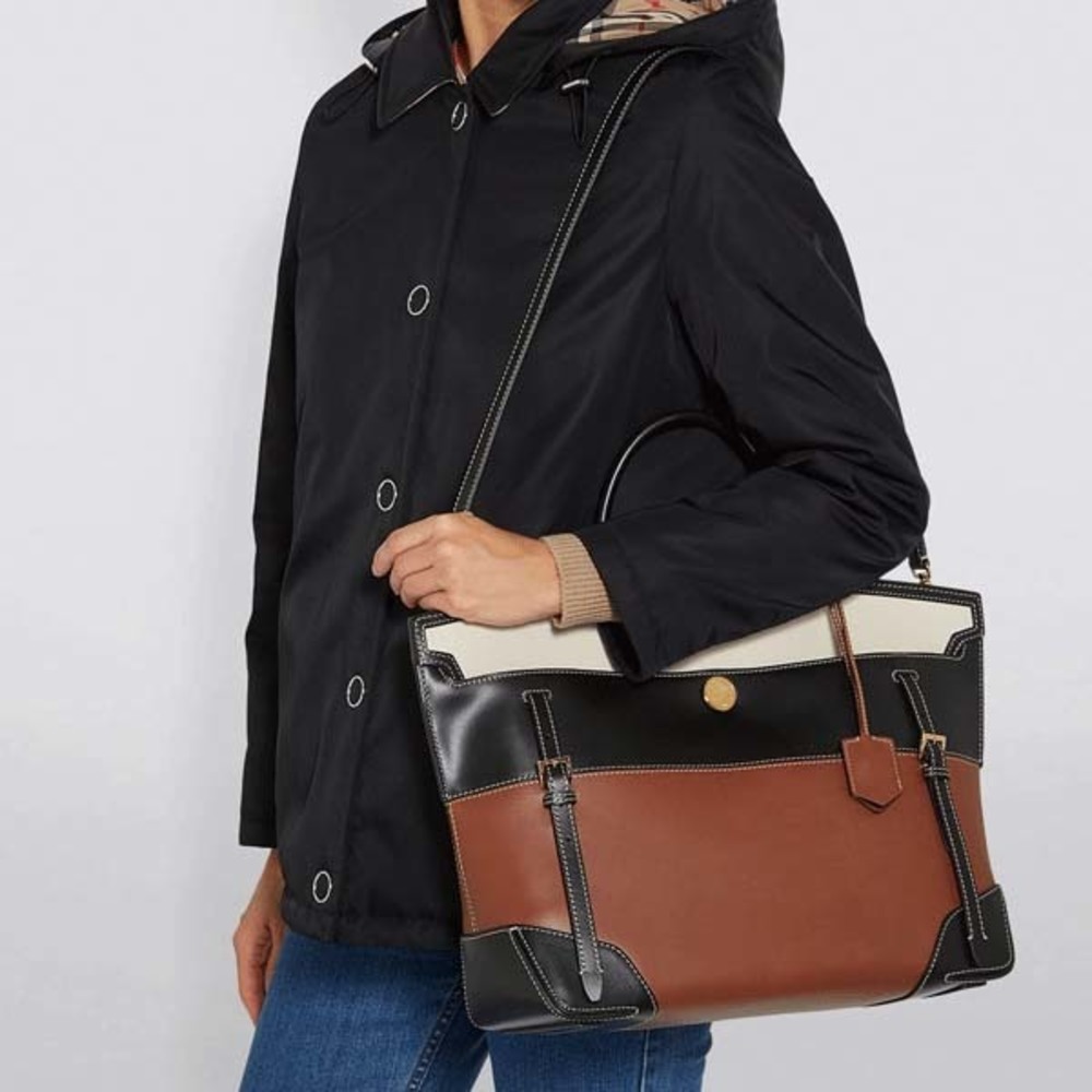 Burberry Leather Multicolor Outlet Handbag